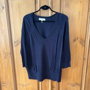 MICHAEL Michael Kors Navy V-Neck Sweater